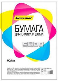 Бумага Silwerhof 716002 A4/55г/м2/250л./белый CIE94% общего назначения(офисная)