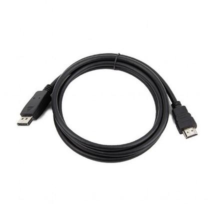 Cablexpert Кабель DisplayPort- HDMI, 7.5м, 20M/19M, черный, экран, пакет (CC-DP-HDMI-7.5M), фото 2