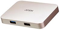 Dock станция ATEN USB-C 4K Ultra Mini Dock with Power Pass-through