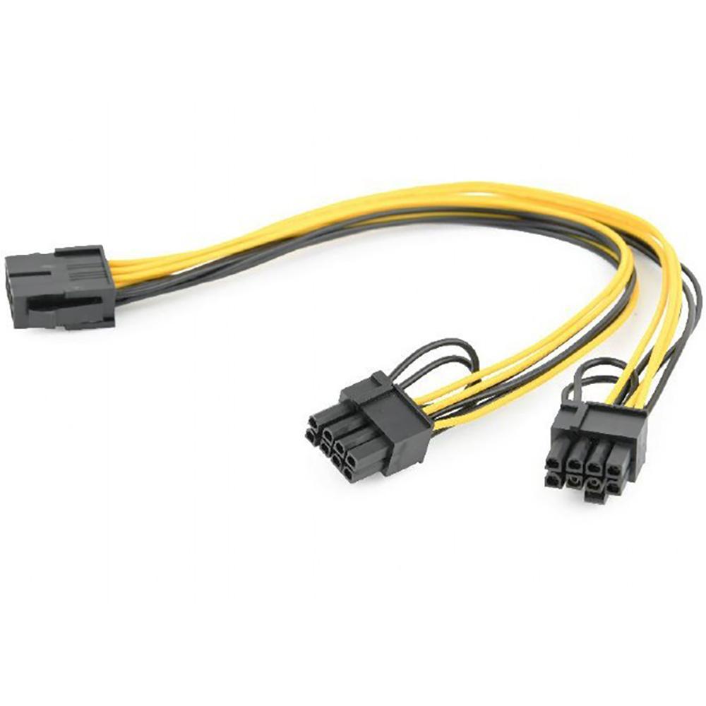 Cablexpert Кабель питания PCI-Express 8-пин на 6+2 пин x 2 шт., 0.3 м (CC-PSU-85)