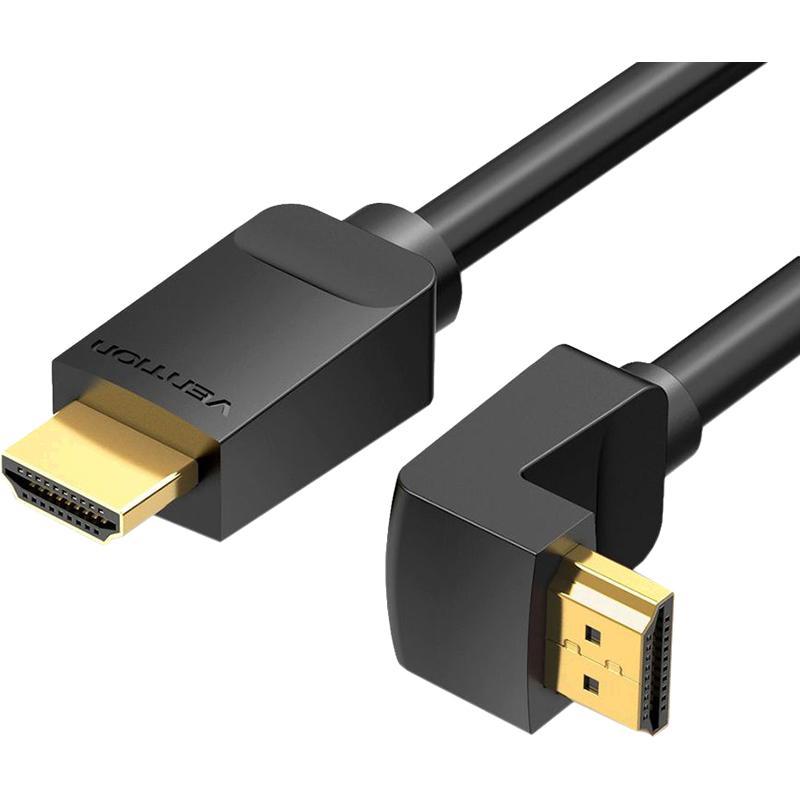 Кабель Vention HDMI High speed v2.0 with Ethernet 19M/19M угол 270 - 2м AAQBH - фото 1 - id-p212731310