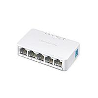 Mercusys MS105 5-портовый 10/100 Мбит/с настольный коммутатор, 5 портов RJ45 10/100 Мбит/с, пластиковый корпус