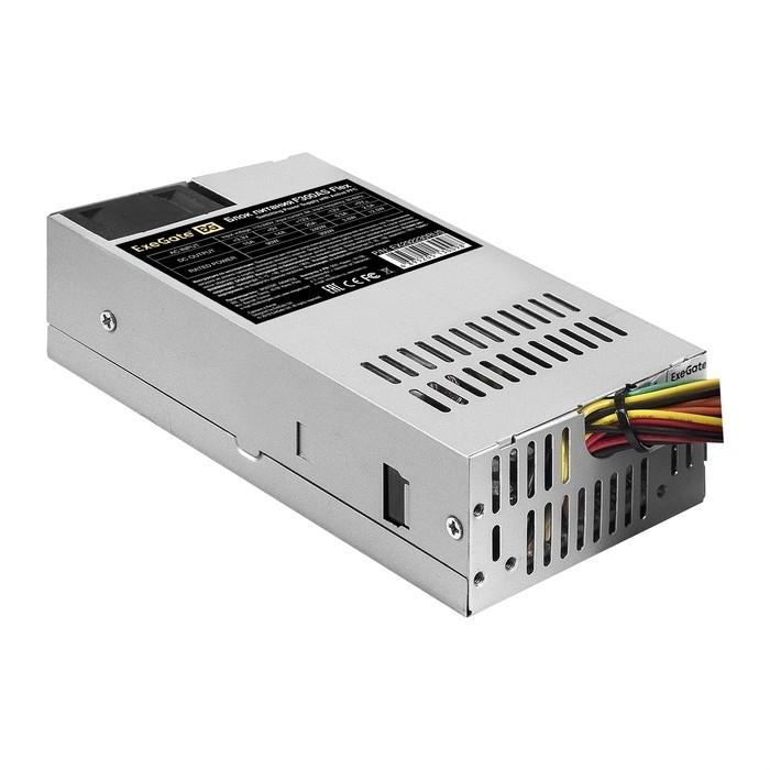 Блок питания 300W ExeGate F300AS (Flex ATX, for ITX case, APFC, КПД 80% (80 PLUS), 4cm fan, 24pin, 4pin, - фото 1 - id-p212721784