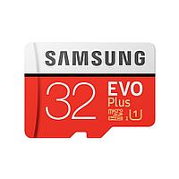 Micro SecureDigital 32GB SAMSUNG EVO PLUS microSDHC Class 10, UHS-I, U1 (SD адаптер) 20MB/s,95MB/s