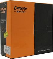 Exegate EX281818RUS Кабель Exegate Special UTP4-C5e-CCA-S26-IN-PVC-GY-100 UTP 4 пары кат.5e CCA, 26AWG, бухта
