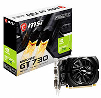 Видеокарта MSI PCI-E N730K-2GD3/OCV5 NVIDIA GeForce GT 730 2048Mb 64 GDDR3 1006/1800 DVIx1 HDMIx1 CRTx1 HDCP