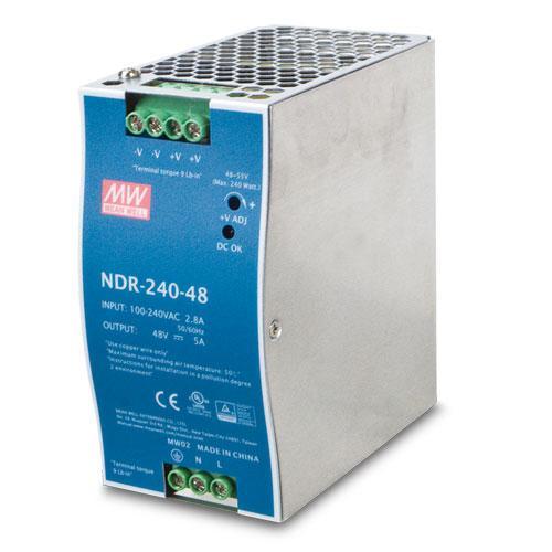 Блок питания PLANET PWR-240-48 48V, 240W Din-Rail Power Supply (NDR-240-48, adjustable 48-56V DC Output) - фото 1 - id-p203917764