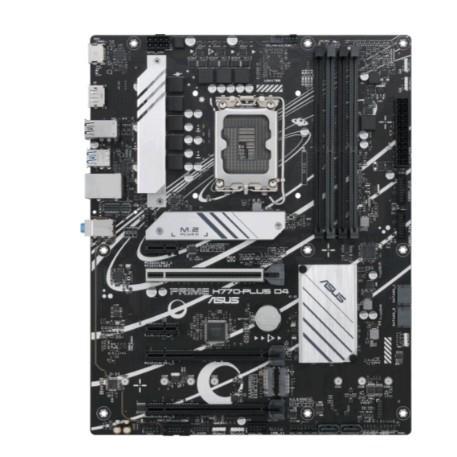 Материнская плата Asus PRIME H770-PLUS D4 Soc-1700 Intel H770 4xDDR4 ATX AC`97 8ch(7.1) 2.5Gg RAID+HDMI+DP - фото 1 - id-p214266012