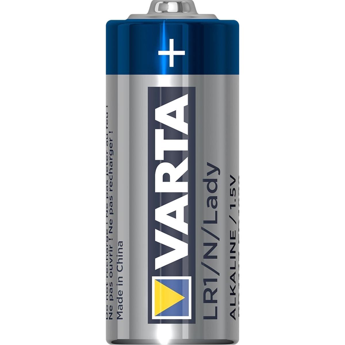 Батарейка Varta ELECTRONICS LR1 N BL1 Alkaline 1.5V (4001) (1/10/100) VARTA 04001101401 - фото 1 - id-p214262039