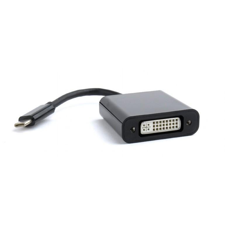 Cablexpert Переходник USB Type-C/DVI, 15см, пакет (A-CM-DVIF-01) - фото 1 - id-p213416151