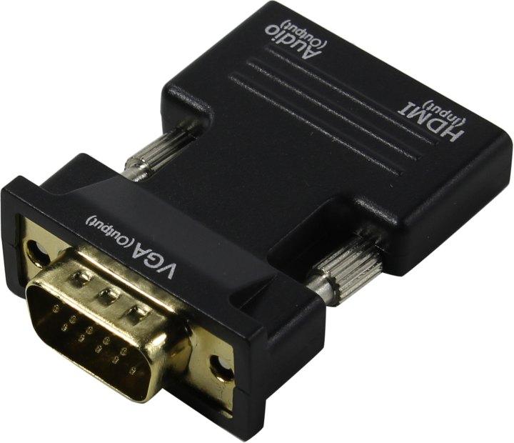 Конвертер Converter HDMI (F) -- VGA (15M) + audio - фото 1 - id-p212711370
