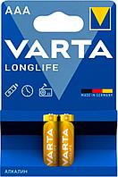 Батарейка Varta LONGLIFE LR03 AAA BL2 Alkaline 1.5V (4103) (2/20/100)