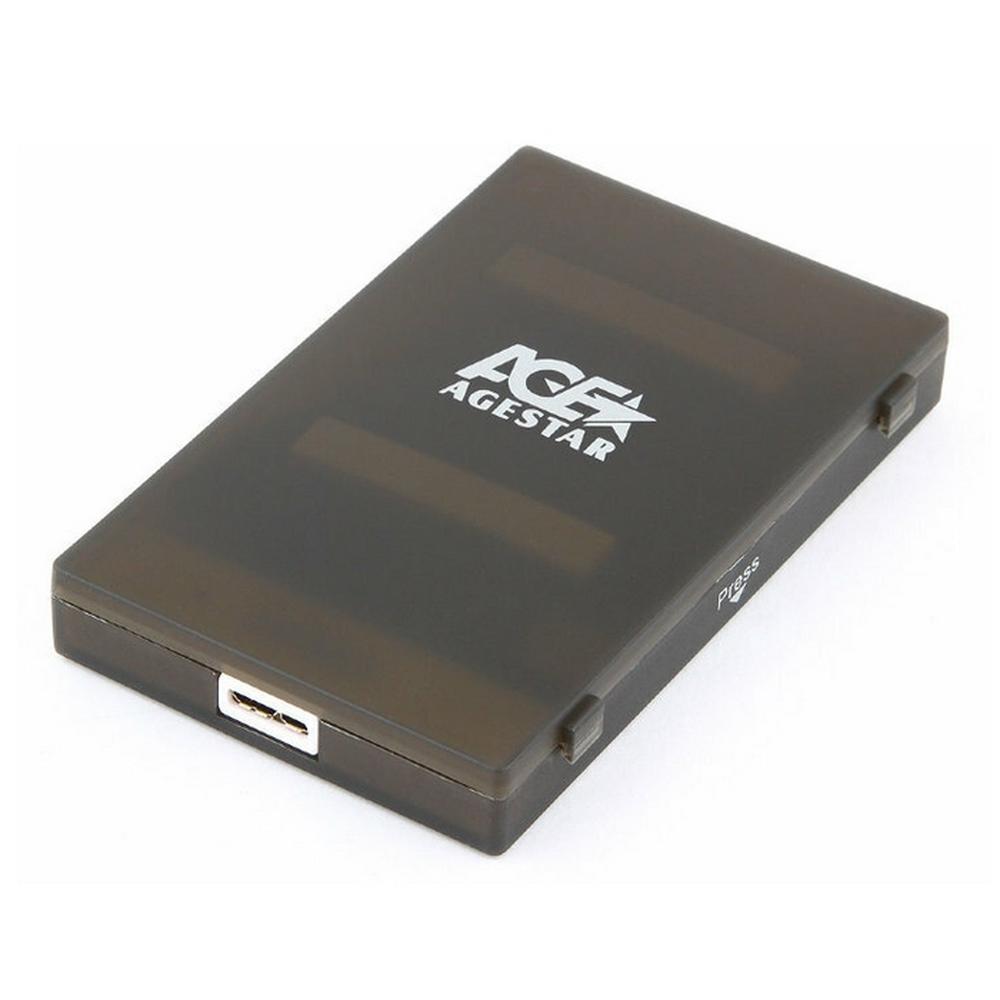 Мобильное шасси AgeStar 3UBCP1-6G-Black (Внешний бокс для 2.5" SATA HDD USB3.0) - фото 1 - id-p212712960