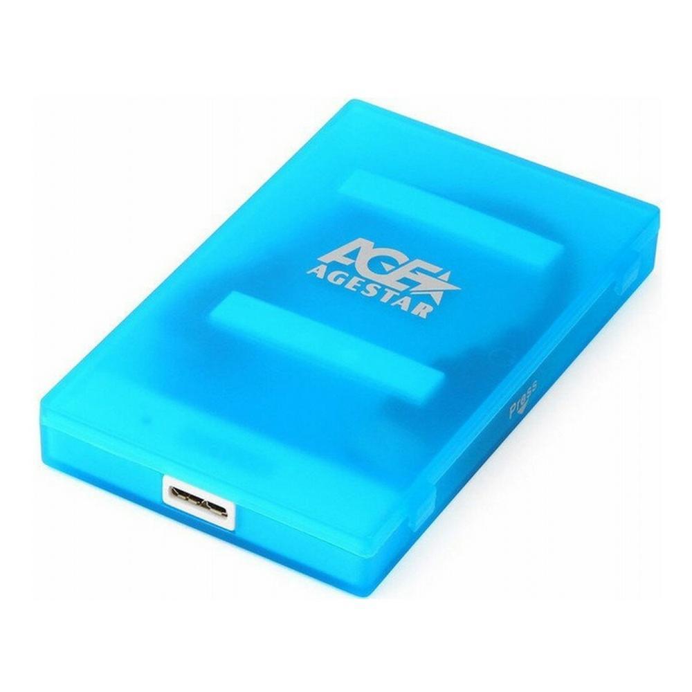 Мобильное шасси AgeStar 3UBCP1-6G-Blue (Внешний бокс для 2.5" SATA HDD USB3.0) - фото 1 - id-p204694722