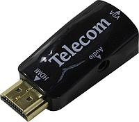 Конвертер Telecom TTC4021B Converter HDMI (M) -- VGA (15F) + audio