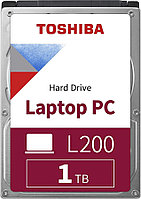 Жесткий диск Toshiba SATA-III 1Tb HDWL110UZSVA Notebook L200 Slim (5400rpm) 128Mb 2.5"