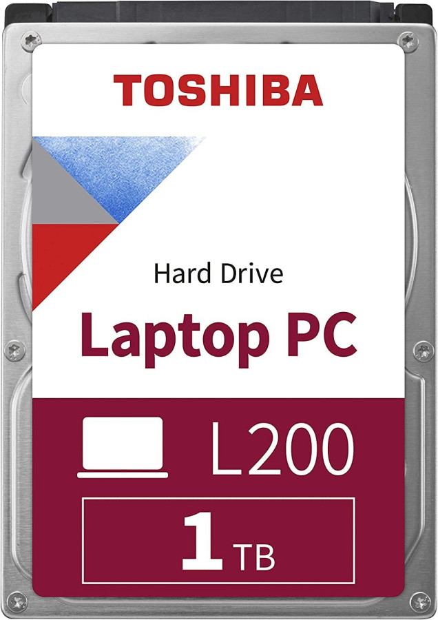 Жесткий диск Toshiba SATA-III 1Tb HDWL110UZSVA Notebook L200 Slim (5400rpm) 128Mb 2.5"