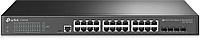 Коммутатор TP-Link. Ver2.0, JetStream 24-port Gigabit L2/L2+ Managed Switch with 4 SFP slots, support SDN