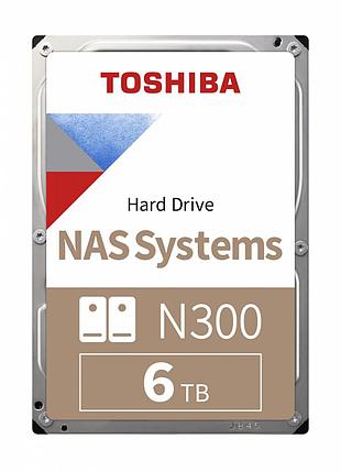 Жесткий диск Toshiba. HDD Toshiba N300 NAS SATA3 6Tb 3.5" 7200 256Mb (analog HDWG160UZSVA), фото 2