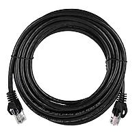 Патч-корд ACD-LPU5C-50B Cat5e UTP 24AWG 4Pair, 7/0.18мм CU Черный, 5.0м (741814)