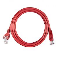 Патч-корд ACD-LPU5E-15R Cat5e UTP 24AWG 4Pair, 7/0.18мм CCA Красный,1.5м, (741487)