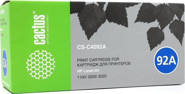 Картридж Cactus CS-C4092A для HP LJ 1100/3200/3220 - фото 1 - id-p212698278