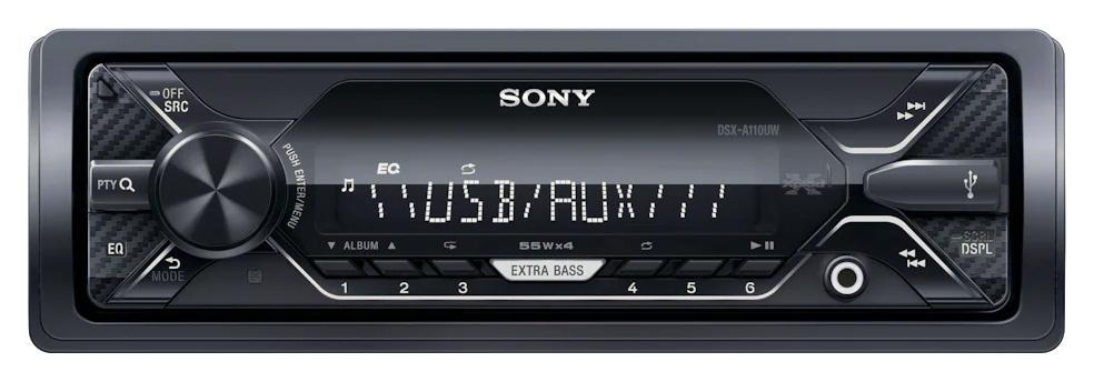 Автомагнитола Sony DSX-A110U 1DIN 4x55Вт - фото 1 - id-p219077804