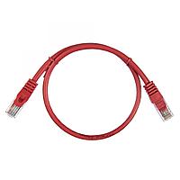 Патч-корд ACD-LPU5E-5DR Cat5e UTP 24AWG 4Pair, 7/0.18мм CCA Красный, 0.5м, (741388)