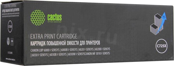 Картридж Cactus CS-C725X-MPS для Canon LBP6000/6020/6030 MF3010 - фото 1 - id-p212698327