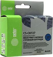 Картридж Cactus CS-C8727 №27 черный для HP DeskJet 3320/3325/3420/3425/3520/3535/3550/3645/3647/ CS-C8727
