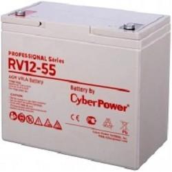 Аккумуляторная батарея PS CyberPower RV 12-55 / 12 В 55 Ач Cyberpower. Battery CyberPower Professional series - фото 1 - id-p203907239