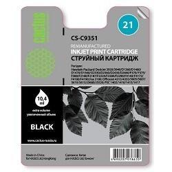 Картридж Cactus CS-C9351 (№21) Black для HP D3920/3940/1360/1460/1470/1560/2330/2360(восстановлен из б/у) - фото 1 - id-p212698356