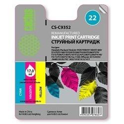 Картридж Cactus CS-C9352 (№22) Color для HP D3920/3940/1360/1460/1470/1560/2330/2430(восстановлен из б/у) - фото 1 - id-p212698281