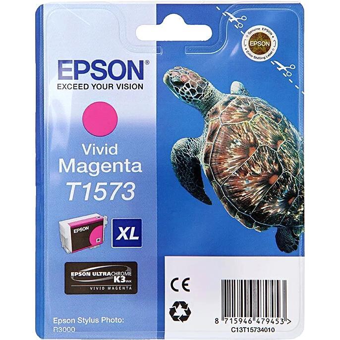 Картридж Epson T1573 C13T15734010 Vivid Magenta для EPS ST Photo R3000 - фото 1 - id-p212706759