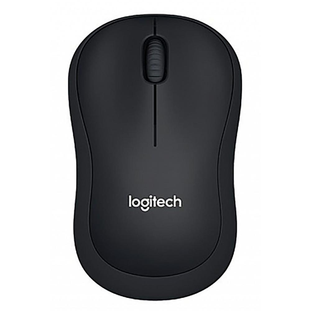 Манипулятор Logitech B220 Silent Black Wireless Mouse 910-005553 (OEM) USB 3btn+Roll - фото 1 - id-p214169905