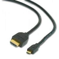 Gembird HDMI-microHDMI позол.разъемы , 19м/19м,1.8 м,черный, [CC-HDMID-6]