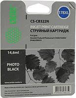 Картридж Cactus CS-CB322N/CS-CB322 №178XL (фото-черный) для HP PhotoSmart B8553/C5383/C6383/D5463 CS-CB322N