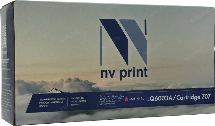 Картридж NV-Print аналог Q6003A/Cartridge 707 Magenta для HP CM1015MFP/1017MFP/1600/2600N - фото 1 - id-p211966543