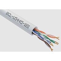 Кабель витая пара Bion BCL-U5445-181 U/UTP, кат.5e, 4x2x0,45мм AWG 25, медь, одножильный, PVC, для внутренней