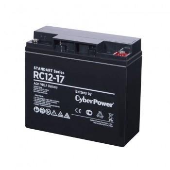 Аккумуляторная батарея SS CyberPower RC 12-17 / 12 В 17 Ач Cyberpower. Battery CyberPower Standart series RС - фото 1 - id-p212713304