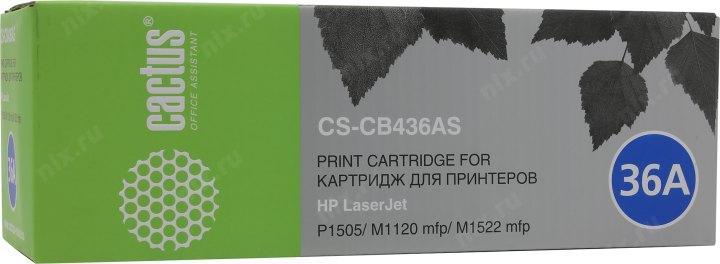 Картридж Cactus CS-CB436A(S) для HP LJ P1505/M1120mfp/M1522mfp - фото 1 - id-p212698148