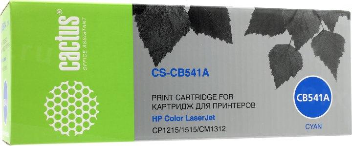 Картридж Cactus CS-CB541A Cyan для HP LJ CP1215/1515 CM1312 - фото 1 - id-p212698146