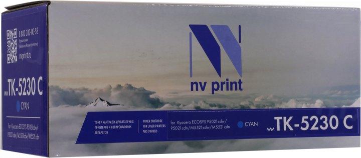 Картридж NV-Print аналог TK-5230C Cyan (NV-TK5230C) для Kyocera M5521/P5021 - фото 1 - id-p222074749