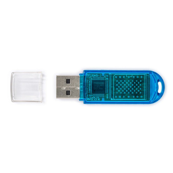 Накопитель Mirex Elf Blue 13600-FM3BEF64 USB3.0 Flash Drive 64Gb (RTL) - фото 1 - id-p214274075