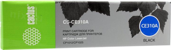 Картридж Cactus CS-CE310A Black для HP Color LJ CP1012/CP1025 - фото 1 - id-p212698174