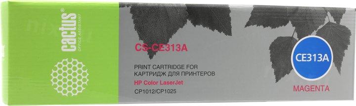 Картридж Cactus CS-CE313A Magenta для HP Color LJ CP1012/CP1025 - фото 1 - id-p212698171