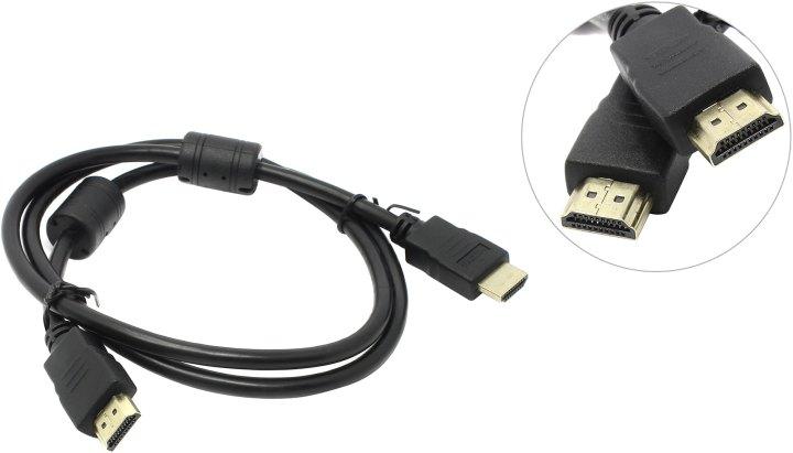 5bites APC-014-010 Кабель HDMI to HDMI (19M -19M) 1м 2 фильтра ver1.4 - фото 1 - id-p212700580