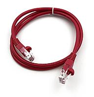 Патч-корд Buro UTP 4 пары cat5E CCA molded 1м красный RJ-45 (m)-RJ-45 (m)