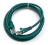 Патч-корд Buro UTP 4 пары cat5E CCA molded 2м зеленый RJ-45 (m)-RJ-45 (m)