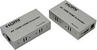 ORIENT VE047, HDMI 4K extender (Tx+Rx), активный удлинитель до 100 м по одной витой паре, HDMI 1.4b, 4K@30Hz/